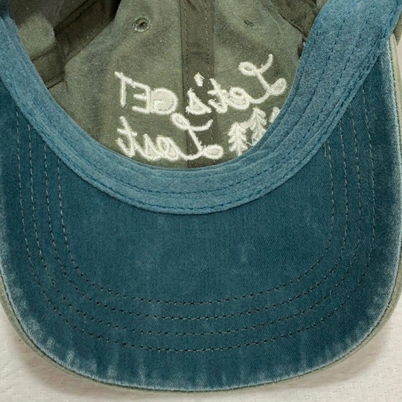 ‘Let's Get Lost' Embroidered Cap - Picture 5 of 6